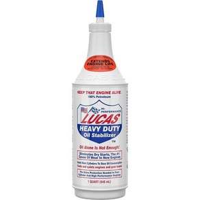 Lucas Oil 10001 Heavy Duty Oil Stabilize - 1 Quat 루카스 오일 10001 헤비듀티 오일 안정제 - 1쿼트, 1개, Multi