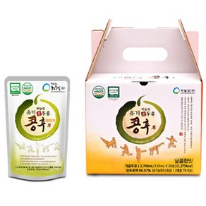 하늘빛 유기 전두유 콩후 달콤한맛, 135ml, 20개