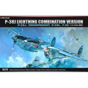 아카데미과학 1/48 P-38J 통합판 12282, 1개