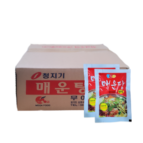 청지기 매운탕 양념60gx100봉 1회용 포장용 해물탕, 1박스, 6kg