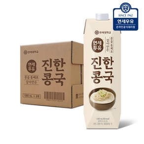 연세대학교 연세우유 연세두유 진한콩국 1000ml 9팩, 1L, 9개