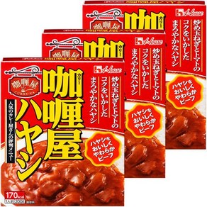 일본카레 일본CURRY 하우스식품 카레집 하야시 200g x 3개