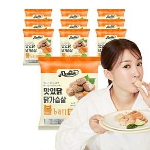 [랭킹닭컴] 맛있닭 닭가슴살볼 치즈맛, 100g, 10개