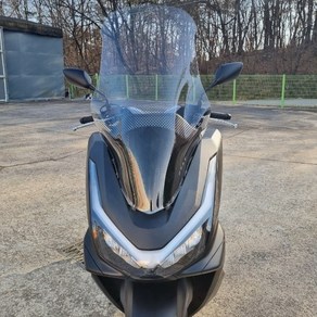 PCX 25년 롱스크린 국내제작 PCX 테크맥스 윈드스크린 76cm 투명, 1개