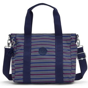 키플링 크로스백 토트백 kipling 아쎄니 미니 ASSENI MINI - Blue Geo Print