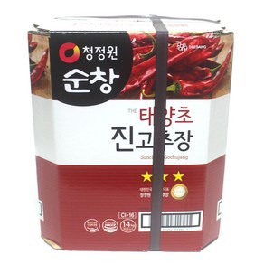 청정원 태양초 진고추장(지함) 14kg, 1개