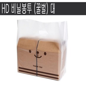 HD 비닐봉투 (꿀벌)대/100장 1봉, 1개, 100개입