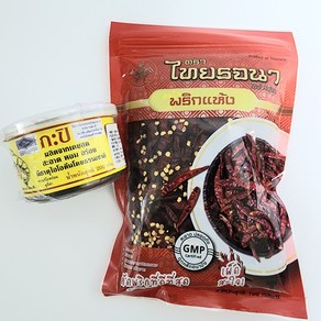 태국 가피 쏠티드 쉬림 페이스트 가피200g 베트남 건조고추100g shimp paste 셋트상품 woldfood, 1개