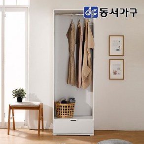 동서가구 퓨어 드레스룸 1단 서랍장 DF636445, 화이트