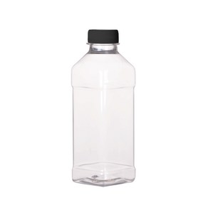 사각페트 500ML 신형500사각 블랙캡 1박스, 50개