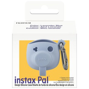 instax 후지 필름(FUJIFILM) 체키 instax 미니 Pal 전용 실리콘 케이스 라벤더 블루 INS PAL SIL CASE BLUE, 1개, 16816451