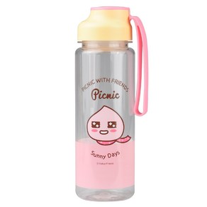 카카오프렌즈 피크닉 실리콘핸들 트라이탄보틀500ml(어피치)