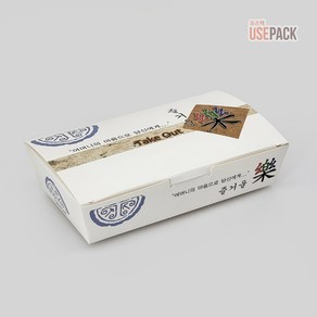 종이도시락 1호 즐거울락 600개 BOX 김밥포장, 1개