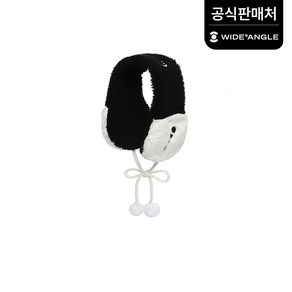 [와이드앵글 공식] 골프 여성 WG 캐릭터 귀마개 WWW22Z12Z1, Black, 1개