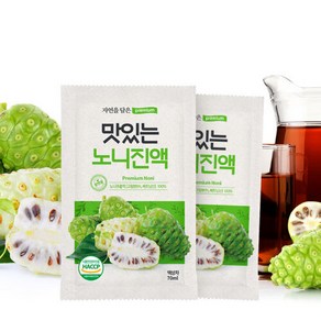 HACCP 인증 제조 맛있는 노니 진액 노니즙 베트남 노니, 30개, 70ml