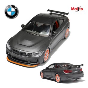 마이스토 1:24 BMW M4 GTS 자동차장난감 키덜트 피규어 다이캐스트 모형차, 1개