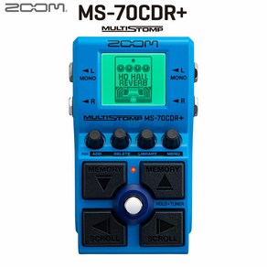 (예약) 줌 ZOOM MS-70CDR+MultiStomp 스톤 박스 공간계 이펙터