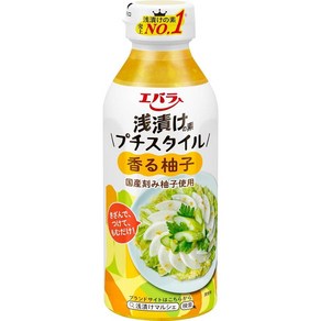 thons 일본직구 에바라 얕은 장아찌 쁘띠 스타일 향긋한 유자 10.1플오즈(300ml)x4팩, 4개, 300ml