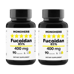 [2개 묶음] 모노허브 후코이단 Fucoidan 95% 400mg 90정, 2개