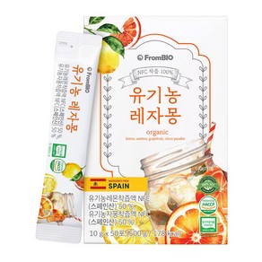 프롬바이오 NFC 유기농 레자몽 즙, 500g, 1개