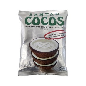 말레이시아 산탄 코코스 코코넛 밀크 파우더 / Santan Cocos Coconut Milk Powde, 1개, 250g, 1개입