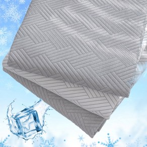 -7도 접촉 냉감 차가운 아이스웰 여름 침대 패드 쿨매트, 아이스웰 그레이