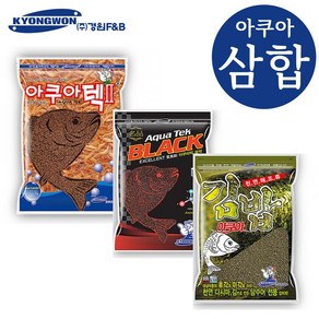 경원 아쿠아 삼합 아쿠아텍2 아쿠아블랙 아쿠아김밥 떡밥, 아쿠아삼합 + 계량컵, 1개