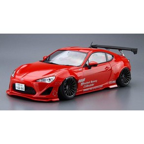 AOSHIMA 아오시마 튠드카 시리즈 No.1 ZN6 TOYOTA 86 2012 GREDDY&ROCKET BUNNY ENKEI Ve. 토요타 1/24 프라모델, 단일, 1개