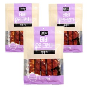 테비 크런치껌, 3개, 175g