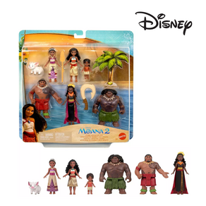 [Disney] 디즈니 모아나 2 굿즈 피규어 7종 세트 모아나 시나 시메아 마우이 Moana 2 Adventue Set