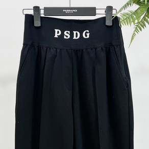 [행복한백화점][파사디] 로고포인트 간절기 조거 팬츠 블랙 여성 P23FSL507M