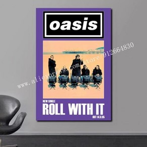 아트 컬렉션 그림 O 벽 Oasis 침실 포스터 캔버스 대형 사무실 홈 캔버스 장식 포스터 벽 아트 장식 프린트 클래식, [01] 30x45cm No Fame, [02] Style-2, 1개