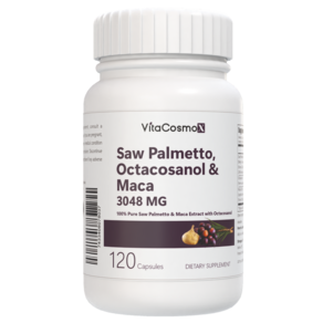 PipingRock VitaCosmoX 프로스테이트 피지움 앤 소팔메토 전립선 120정 Prostate Support Pygeum n Saw Palmetto