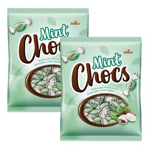 Stock Mint Chocs 초콜릿 크림 필링 민트 캔디 425g 2팩, 2개