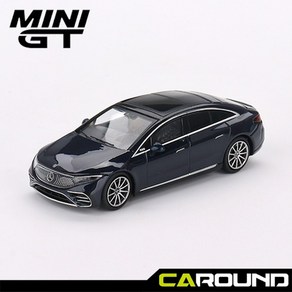 미니지티(559) 1:64 메르세데스 벤츠 EQS 580 4MATIC - 노티컬 블루 메탈릭