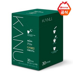 [카누] 동서 맥심 디카페인 레귤러 30T, 1.6g, 30개입, 1개