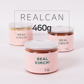 [레알김치] Real 전라도 레알캔김치, 부추김치캔, 460g, 1개