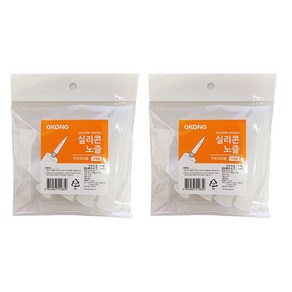 오공 실리콘 노즐 5p, 2개