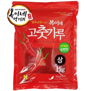 복이네먹거리 중국산고추가루 조금거친고춧가루 안매운맛 국밥/겉절이용(상) 1kg, 1개