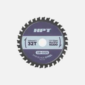 HPT 금속용 원형톱날 5인치_SB-S125, 1개