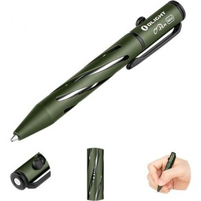 오라이트 OLIGHT O'Pen Mini Ballpoint Pen 볼펜 펜 검정색 볼트 액션 사무실 작업 현장, OD Geen, OD Geen