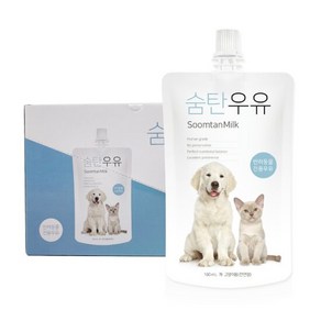 [특가행사] 숨탄우유 강아지/고양이 펫밀크 180ml x 10개