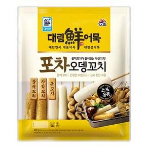 대림선어묵 포차 오뎅꼬치 420g, 3개