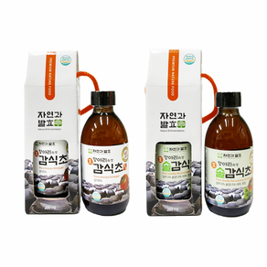 자연과발효 5년숙성 자연발효 감식초 솔잎감식초 200ml 항아리숙성, 1개