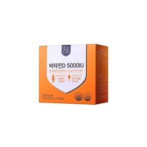 라이프케어 비타민D 5000IU 2박스(12개월분), 2개, 180정