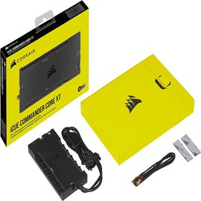 컴퓨터 쿨링 CORSAIR-iCUE 커맨더 코어 XT 디지털 팬 속도 및 RGB 조명 컨트롤러, 01 COMMANDER CORE XT