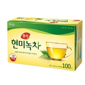 동서 현미녹차 100T 티백, 1.5g, 100개입, 1개