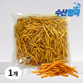 수산왕국 케이준 양념 감자튀김 대용량 업소용, 1개, 2kg