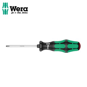 WERA 베라 십자 스크류드라이버 350SK PH 1x80mm 1개(낱개), 1세트