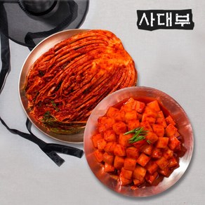 [사대부] 포기김치5kg+깍두기3kg, 1개